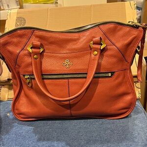 orYany Rose Leather Handbag